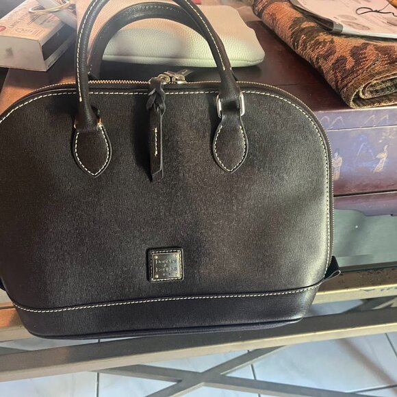 Dooney and Bourke Pebble Leather Satchel - Picture 3 of 17